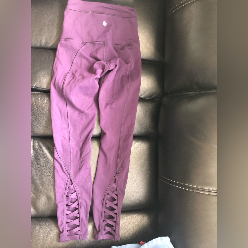 Lululemon Pure Practice Pant Deep Zinfandel Size 2! EUC